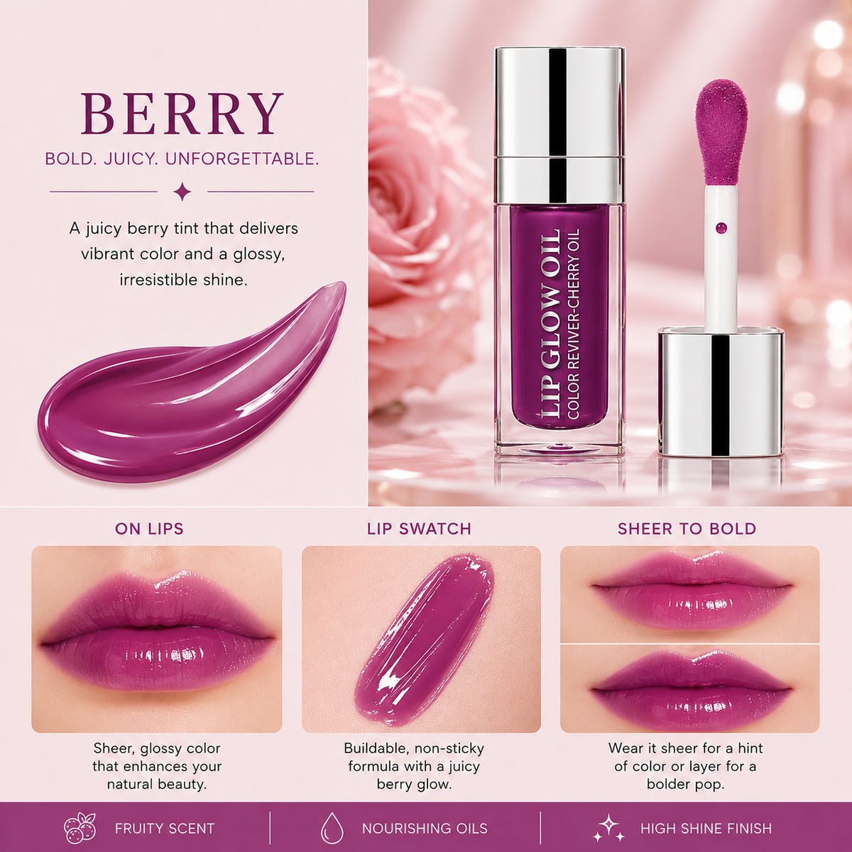 Glass Glow Moisturizing Lip Oil | MIVA Skin