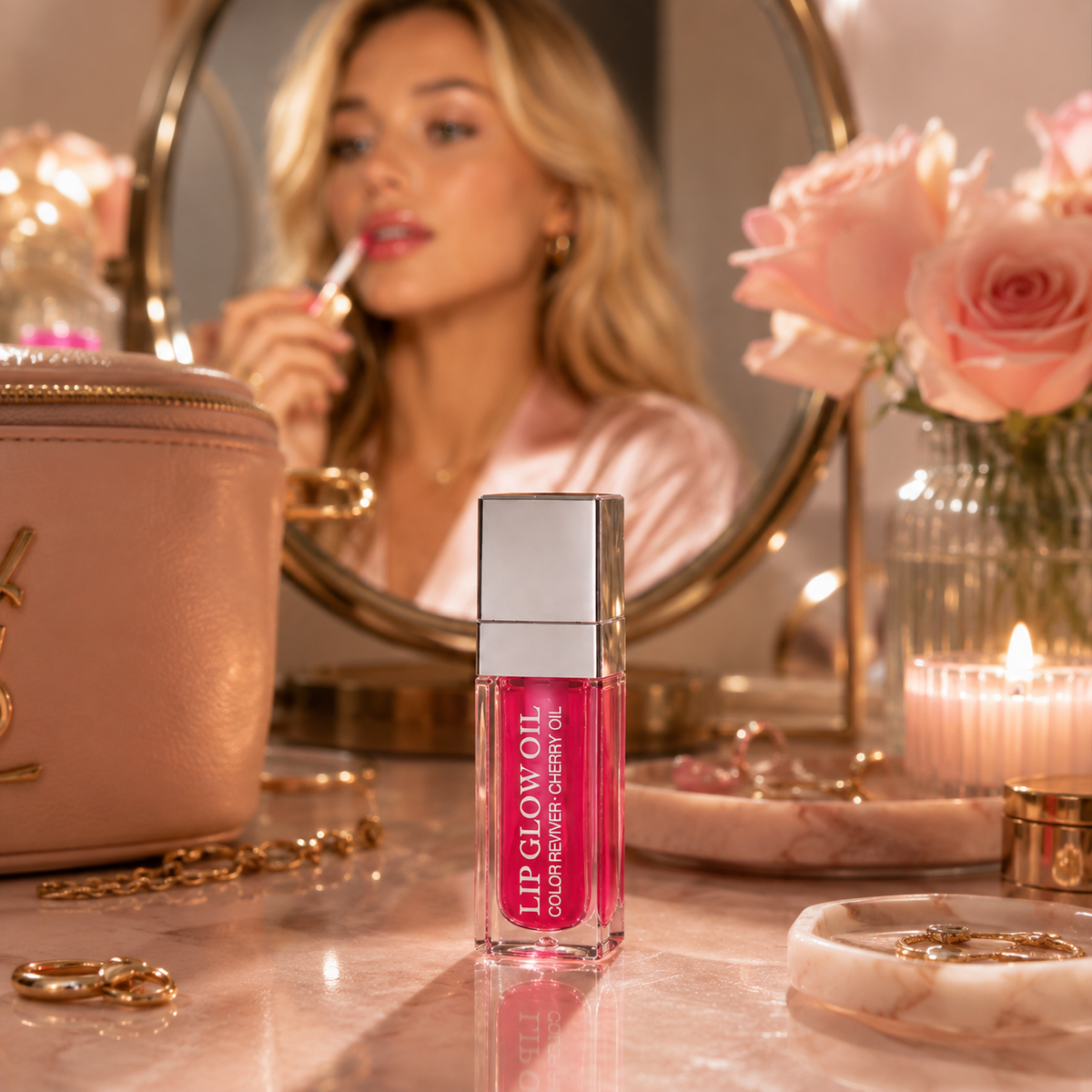 Glass Glow Moisturizing Lip Oil | MIVA Skin