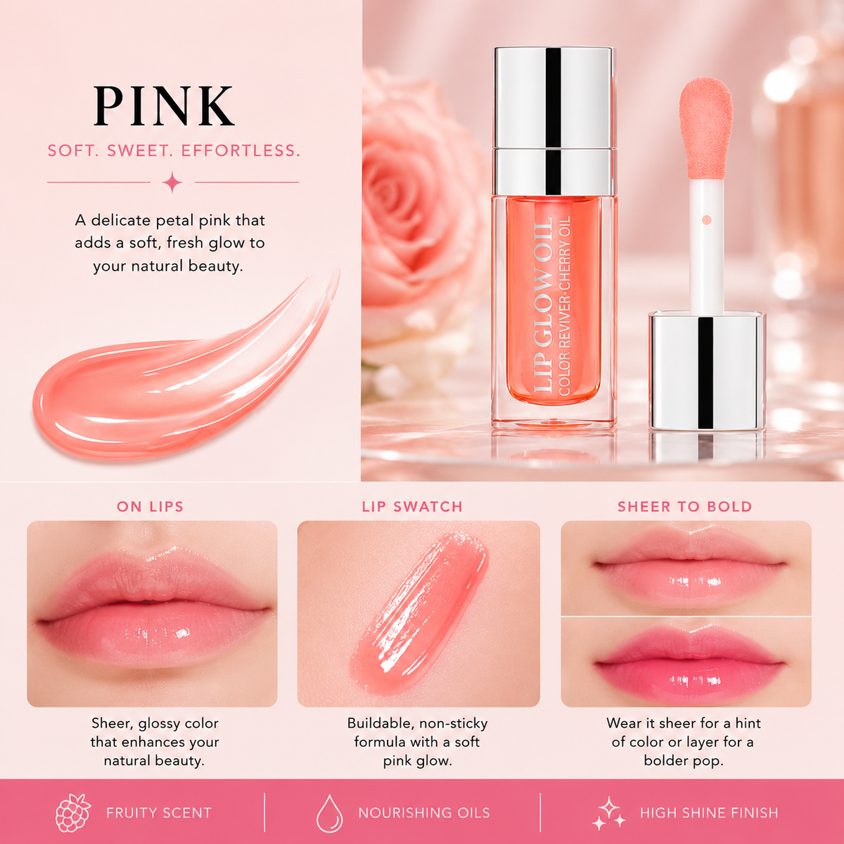 Glass Glow Moisturizing Lip Oil | MIVA Skin