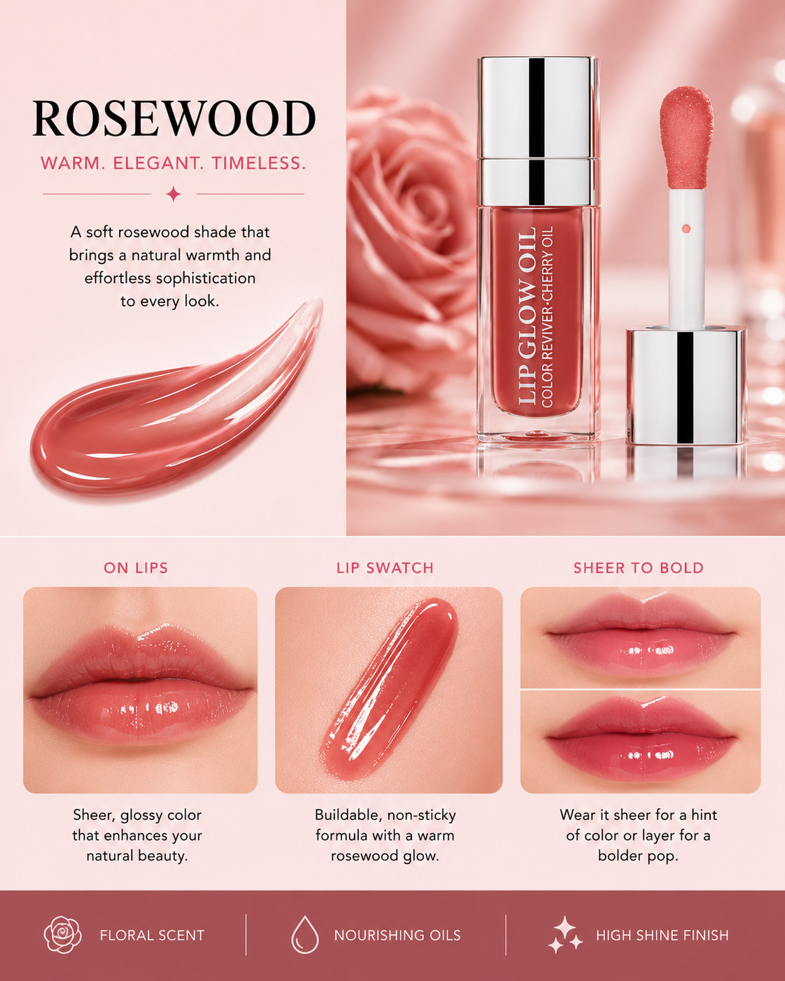 Glass Glow Moisturizing Lip Oil | MIVA Skin